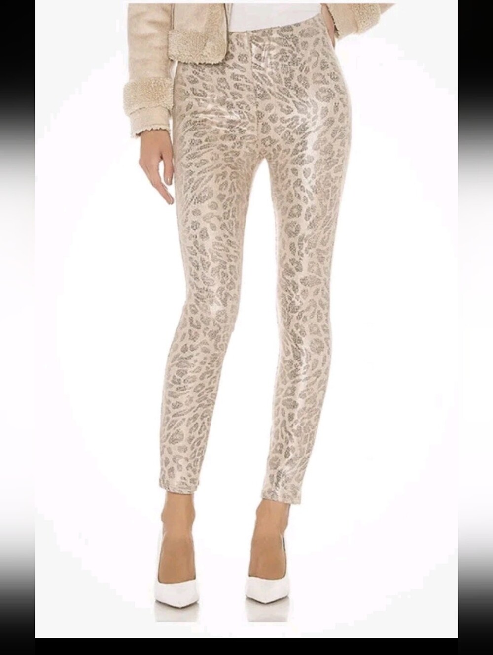 Mother High Waisted Seamless Looker Ankle in Running With A Sweet Talker